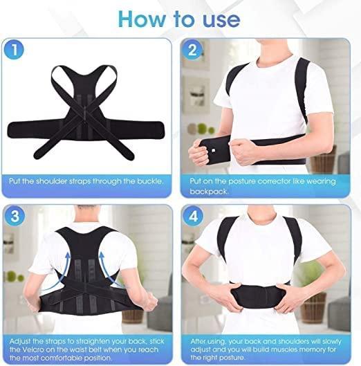 Posture Correct Belt For Neck And Shoulder Support