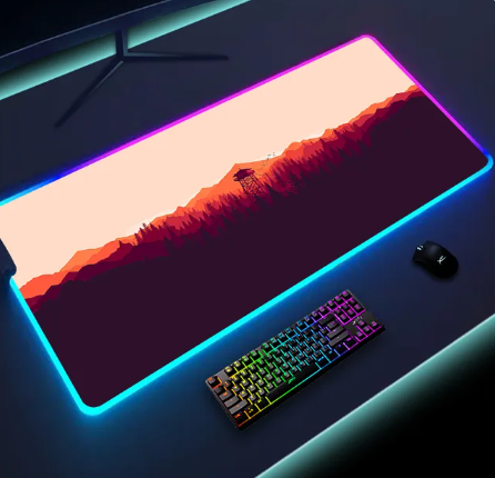 Luminous LED keyboard with touchpad