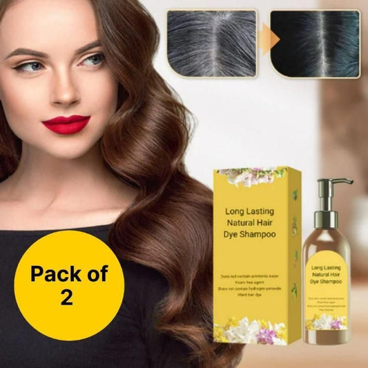 ✨Japanese Long Lasting Natural Hair Dye Shampoo🔥Buy 1 Get 1🔥