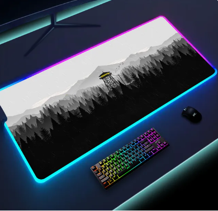 Luminous LED keyboard with touchpad