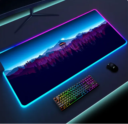 Luminous LED keyboard with touchpad