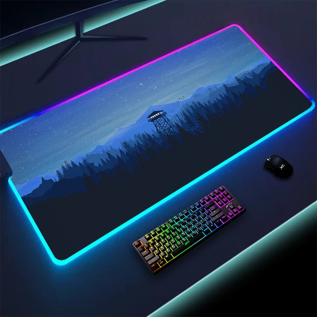 Luminous LED keyboard with touchpad