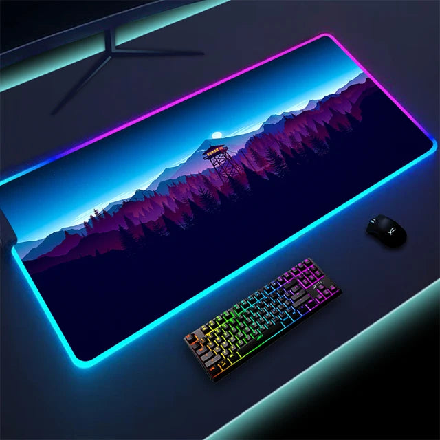 Luminous LED keyboard with touchpad